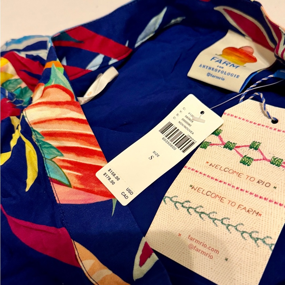 FARM Rio x Anthropologie Fatima Tiered Parrot Skirt - Picture 3 of 6